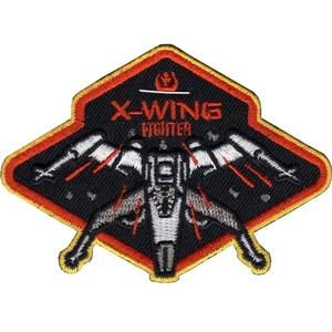 Star Wars Official X-Wing Fighter Rebel Resistance Lucasfilm Iron On Patch - Picture 1 of 1