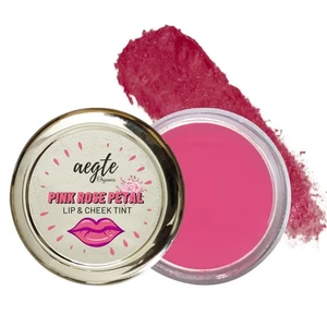 Aegte Pink Rose Petal Lip And Cheek Tint, Real Rose Flavour 15gm - Picture 1 of 8