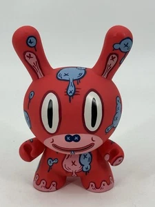 2005 KIDROBOT 8" DUNNY M.O.D. GARY BASEMAN ROTES VINYL SPIELZEUG - Bild 1 von 7