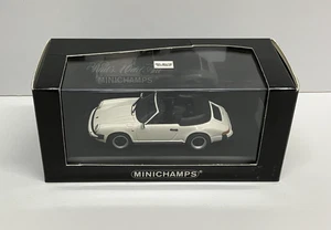 1:43 MINICHAMPS - Porsche 911 CARRERA CABRIOLET 1983 White diecast - Picture 1 of 6