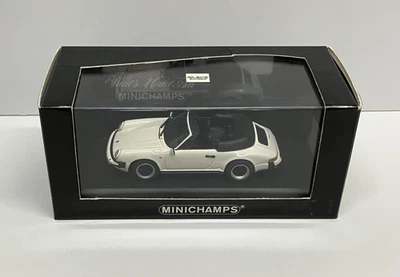 1:43 MINICHAMPS - Porsche 911 CARRERA CABRIOLET 1983 White diecast - Image 1 of 4