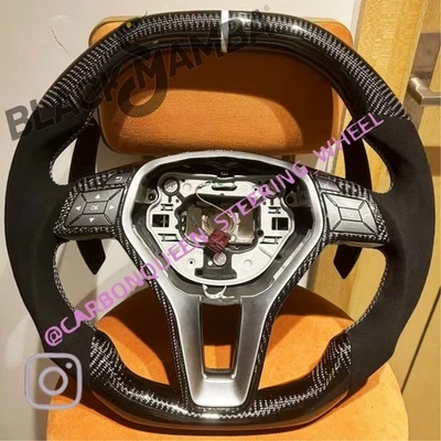 Volante mercedes-benz clase w204/c250/c300/c350/c350/c 2012-2015 ys/blanco Foto 1 de 4