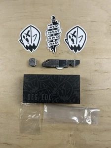 OEG EDC x Barclay CNC B2S Stormtrooper Combo - Ti Good Luck Pry GLP + Ti Bead - Picture 1 of 6