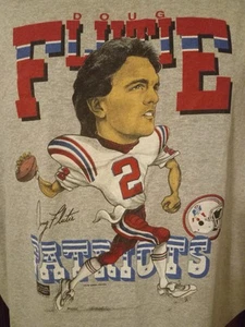 Doug Flutie Patriot T-Shirt SZ XL - Picture 1 of 4