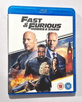 Fast & Furious Hobbs & Shaw BLU RAY Starring Jason Statham Dwayne Johnson - Image 1 of 3