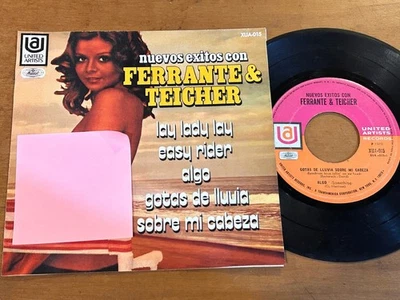 FERRANTE & TEICHER Lay Lady Lay BOB DYLAN COVER 1970 MEXICO 7" EP Sexy Cover - Image 1 of 3