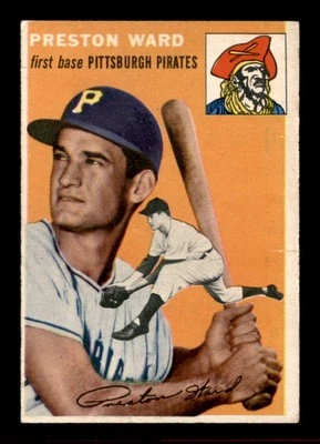 1954 Topps #72 Preston Ward   VG/VGEX X3466825 - Image 1 of 3