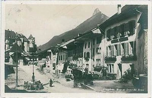 31329 - Postal vintage: SUIZA - SUIZA: Gruyères, Friburgo 1932 - Imagen 1 de 1