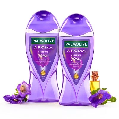 Palmolive Aroma Absolute Relax Shower Gel 250ml Each Pack Of 2 - Image 1 of 4