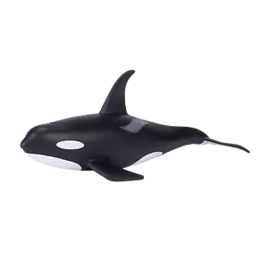 More details for mojo male killer whale orca plastic animal sea toy figure model fish bath marine