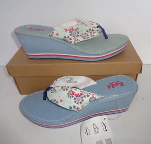 Sandali con zeppa KEDS donna spiaggia casual tempo libero vacanze nuovi taglia UK 5,5 - Foto 1 di 9