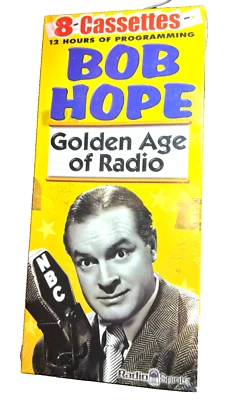 FACTORY SEALED NEW! ~ BOB HOPE Golden Age of Radio 8 Cassettes HUGE Guest Stars! - Image 1 of 4