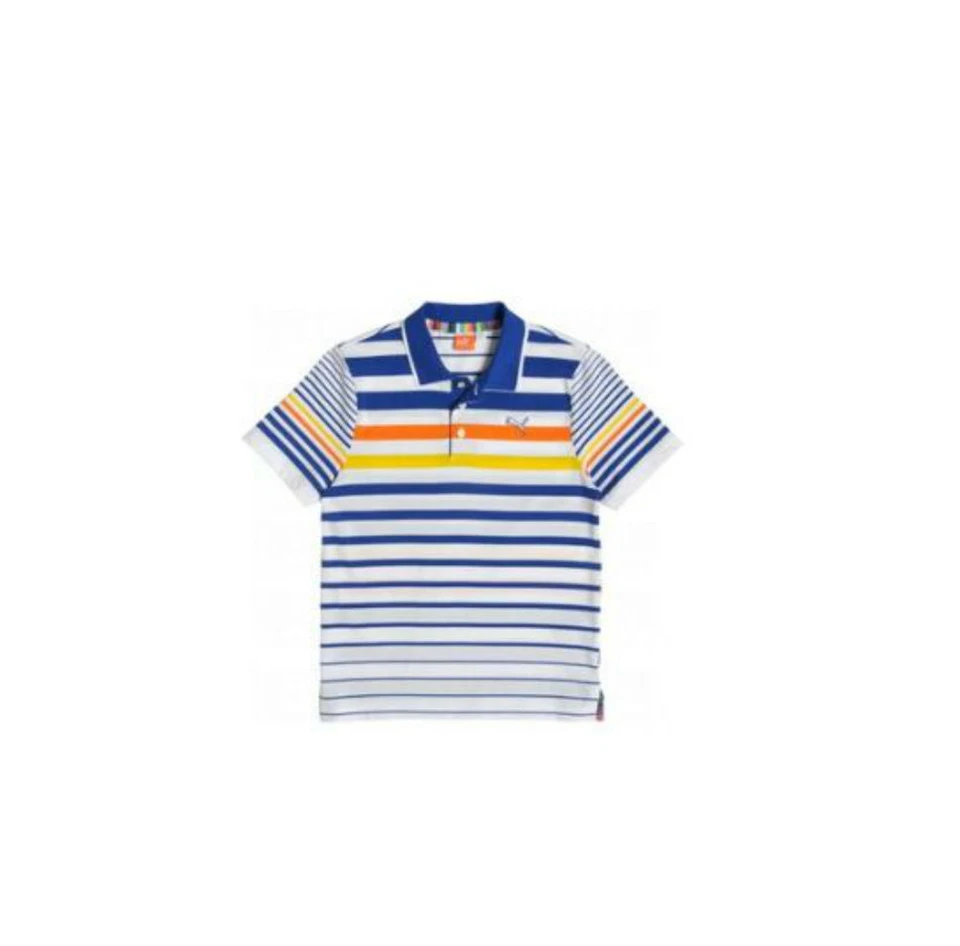 Polo Puma Golf Jóvenes Niños Junior Golf Rayas, Blanco-Surf the Web, Pequeño  Foto 1 de 1