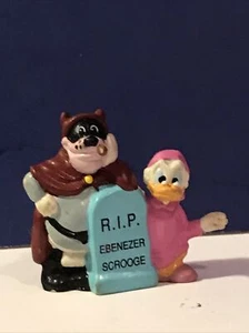 VINTAGE R.I.P. Scrooge & Pete Disney PVC Figure - Picture 1 of 4