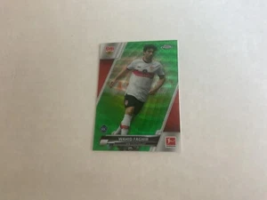 2021-22 Topps Chrome Bundesliga WAHID FAGHIR RC Green Wave Refractor /99 - Picture 1 of 1