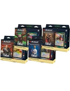 Set of 4 - 1 of Each - Commander Deck Fallout PIP MTG Sealed Case - Picture 1 of 2