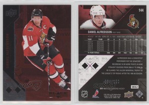 2011-12 Upper Deck Black Diamond Ruby /100 Daniel Alfredsson #144 HOF