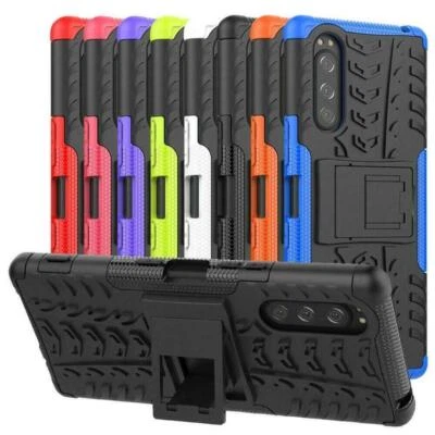 PIXFAB For Sony Xperia 1 10 V IV III 5 L4 Case, Slim Shockproof Stand TOUGH Phone Cover