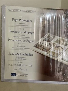 14 x Creative Memories Original 12x12 Scrapbook Album Page Protectors 2004 New - Picture 1 of 4