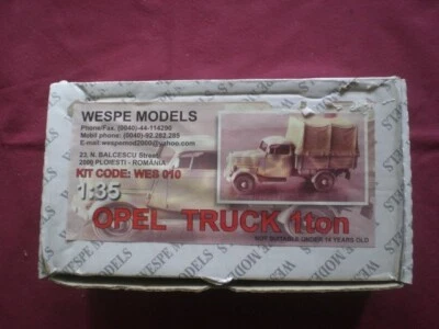 Opel Truck 1ton - Scale 1/35 Wespe Models WES 010 - Immagine 1 di 2