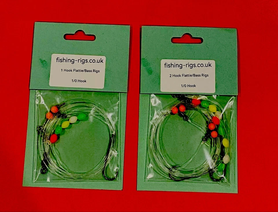 Winter Sea Fishing Rig Pack 20 Rigs In Total 10 X 1 Hook And 10 X 2 X Hook. - Image 1 of 4