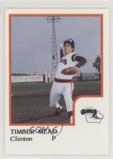 1986 ProCards Clinton Giants Timber Mead