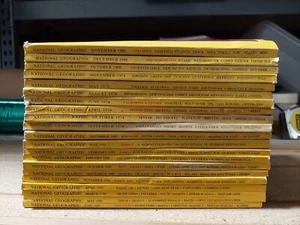 Vintage magazines National Geographic 1986 1974 1989 Years . 21 magazines - Picture 1 of 1