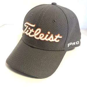 Titleist Pro V1 FJ Gray Fitted Golf Hat Baseball Cap Size L-XL Flex - Picture 1 of 6