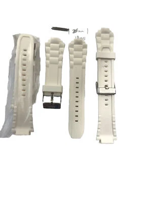 RELIQUIA “Unisex” Correas de Reloj (2 Correas) BLANCO Y NUEVO 25mm @ Tacos/20mm Foto 1 de 4