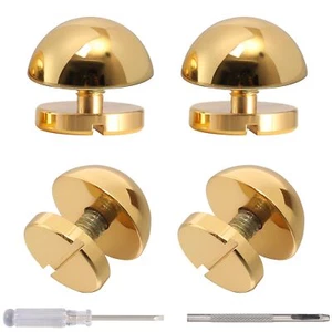8 Sets 12MM Purse Hardware Brass Studs for Clothing Rivets for Leather Purse ... - Picture 1 of 7