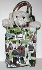 NWT Harrods white bear Knightsbridge Map Bear in Tote Bag still attached 2010