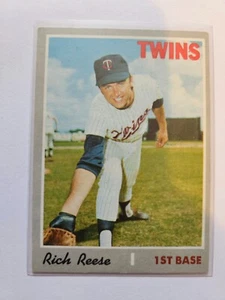 Topps Rich Reese #404A 1970 excelente envío combinado - Imagen 1 de 2