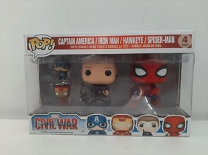 Pop Vinyl Figure - Captain America Civil War 4 Pack - Picture 1 of 6