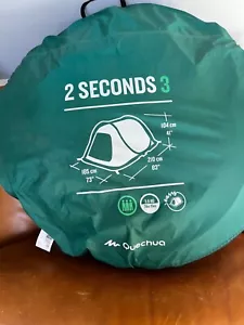 Quechua waterproof 2 Second tent- fit 3 people - Picture 1 of 9