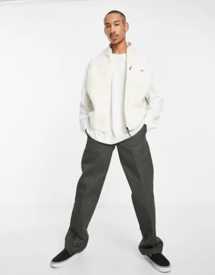 Dickies Red Chute vest off white cream small new - Изображение 1 из 4