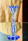 Baccarat (attr. à) : Bougeoir en overlay de cristal. | Vers 1850 | « Harcourt ».