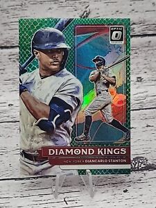 Giancarlo Stanton Diamond Kings Green 16/99 2022 Donruss Optic NY Yankees No. 3