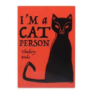Disney Hocus Pocus I'm A Cat Person Thackery Binx Metal Magnet New Free Shipping - Picture 1 of 10