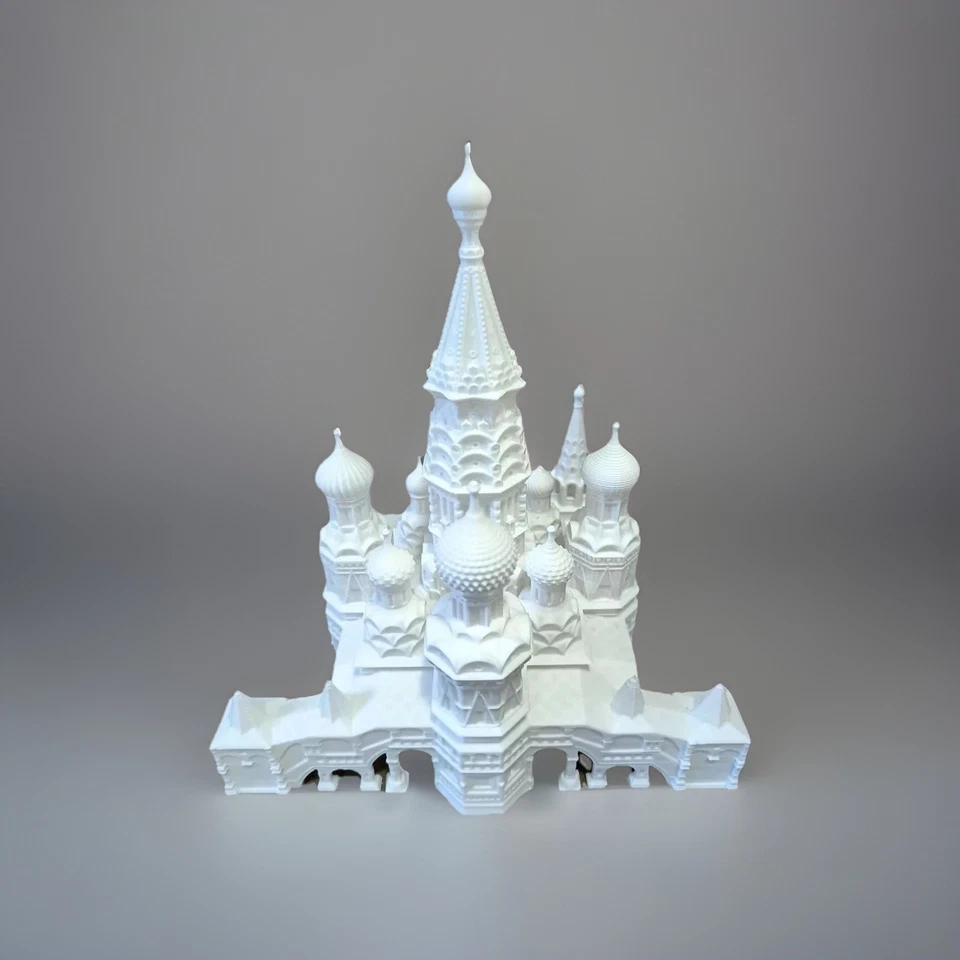 St. Catedral de Basilio - Moscú, Rusia - 8 pulgadas (blanco) Foto 1 de 1