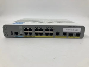 Cisco Catalyst WS-C3560CX-12P 12 Port Switch - Bild 1 von 6