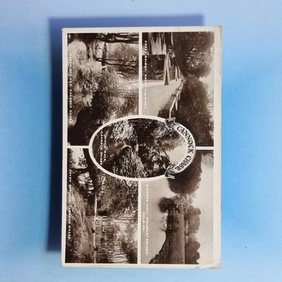 Cannock Chase Postcard 1915 Real Photo Seven Springs Essex Bridge Staffordshire - Image 1 of 2