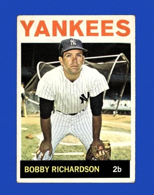1964 Topps Set-Break #190 Bobby Richardson VG-VGEX (crease) *GMCARDS* - Image 1 of 2