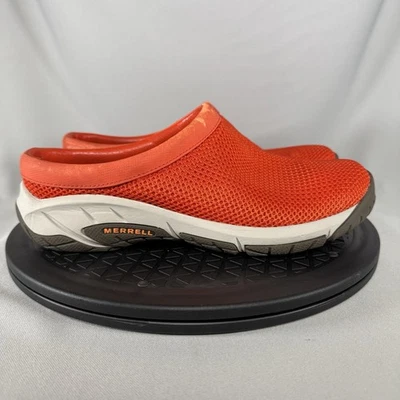 $105 Merrell Encore Breeze 3 Orange Breathable Slip-On Mesh Clogs Women's Size 8 - Image 1 of 4