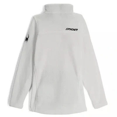Spyder Girl's Spyder Aspire 1/2 Zip Fleece, White, Girls Size "L" - NWT - Image 1 of 3
