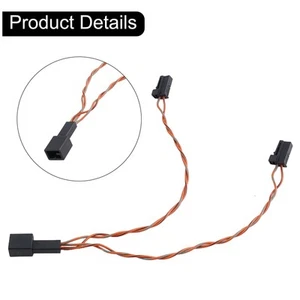 Black Car Speaker Adapter Car Accessories Easy Installation Harness Brand New - Afbeelding 1 van 12