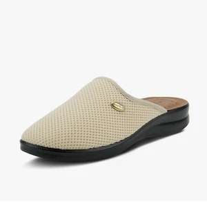 Womens Flexus by Spring Step Scuff Ombre Slip on Slippers Beige 9 US Made Italy - Picture 1 of 14