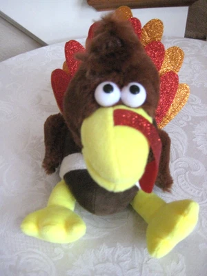 Dan Dee Football Turkey Animated Talking Moving Plush for Thanksgiving - Image 1 of 3