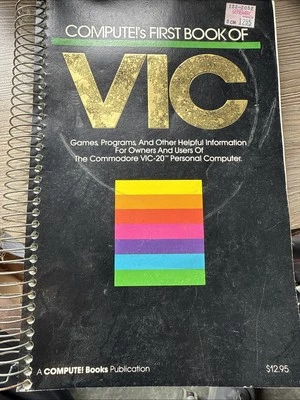 Compute!s First Book Of VIC Games Programs & Helpful Info Commodore VIC 20  - Image 1 of 3