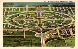 Randolph Field San Antonio Texas vista aérea postal sin publicar a112 - Imagen 1 de 2