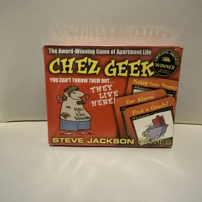 Steve Jackson CHEZ GEEK Premio Apartamento Life JUEGO DE CARTAS 2ª Edición NUEVO Foto 1 de 3